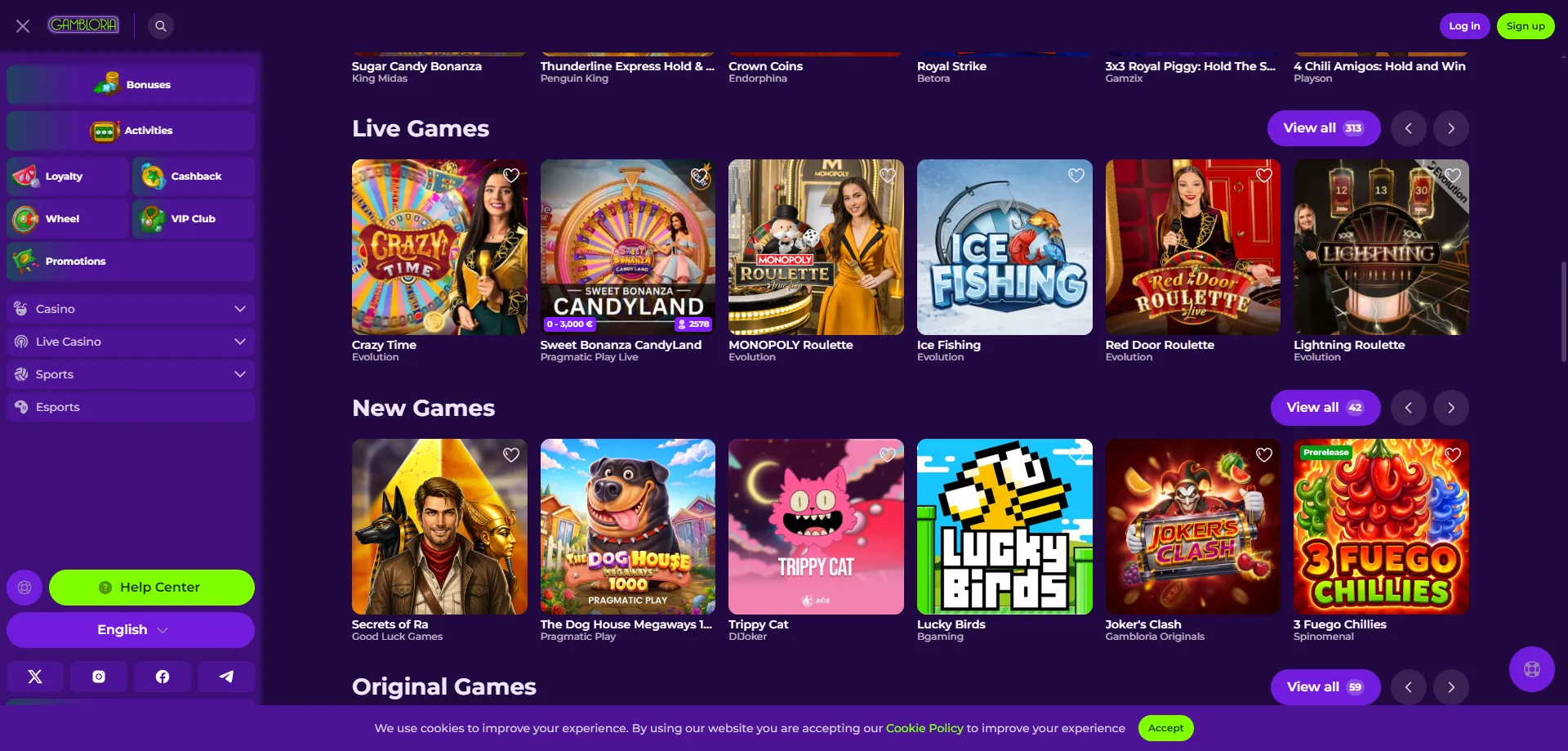 Gambloria Live Casino &ndash; Blackjack, Roulette und Baccarat mit echten Dealern